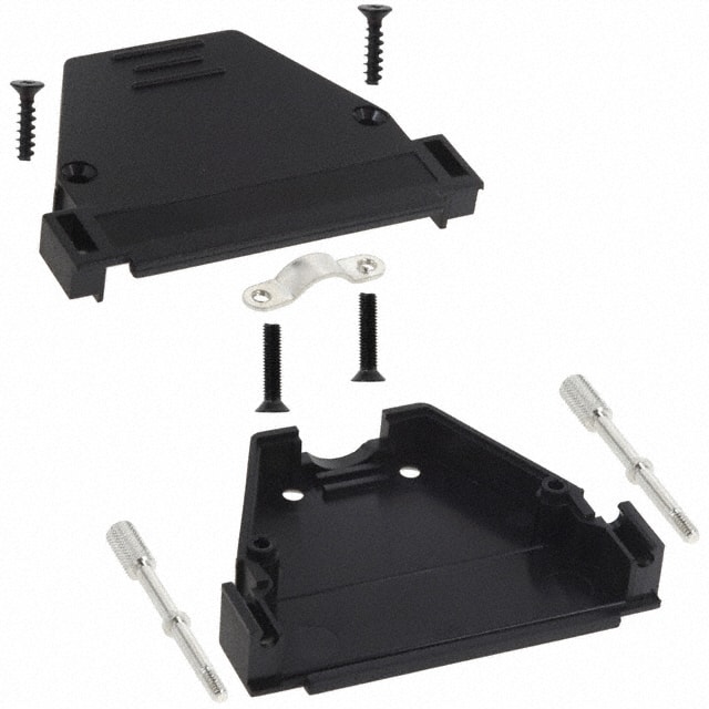 165X10179XE Conec  Capots de connecteurs D-Sub en forme de D